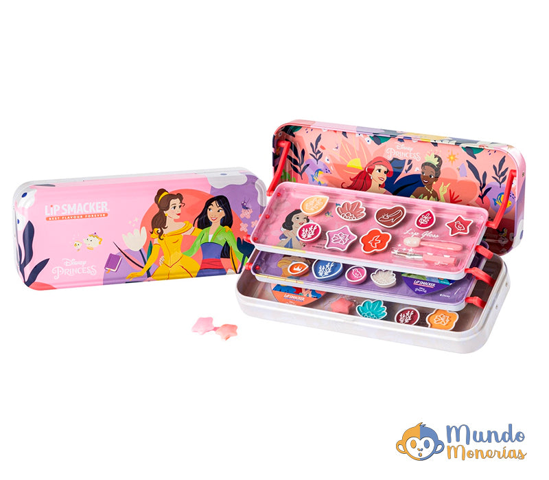 ESTUCHE METALICO MAQUILLAJE PRINCESAS