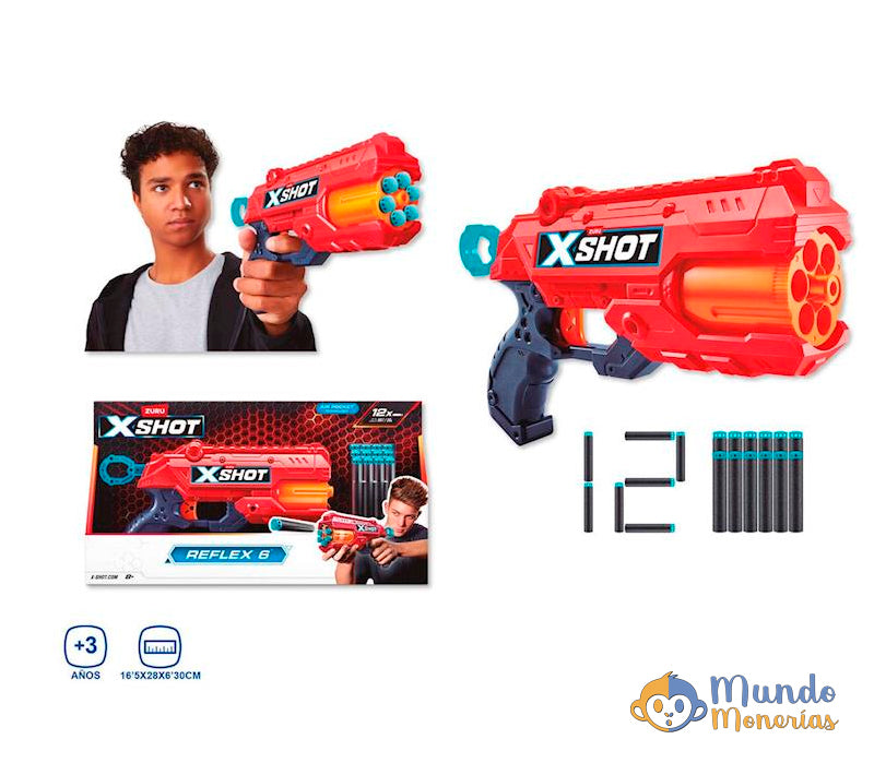 PISTOLA X-SHOT REFLEX 6