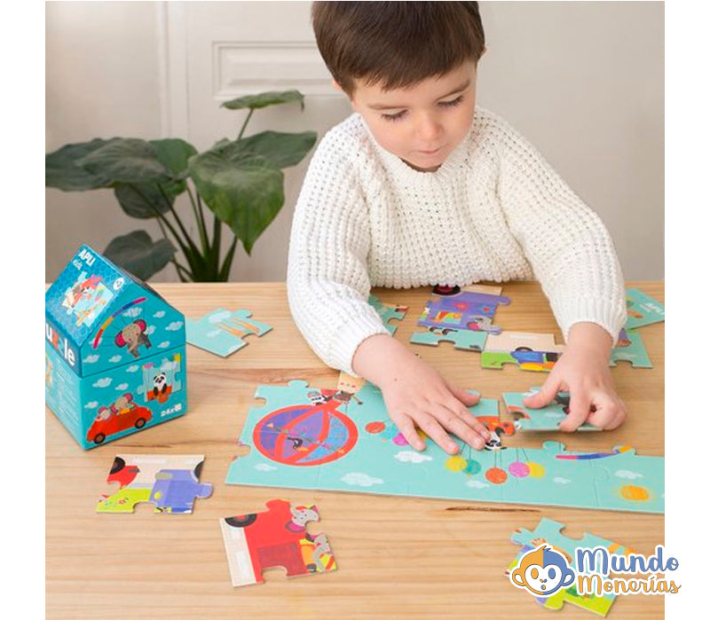 PUZZLE CASITA SAFARI CAJA 24 PIEZAS