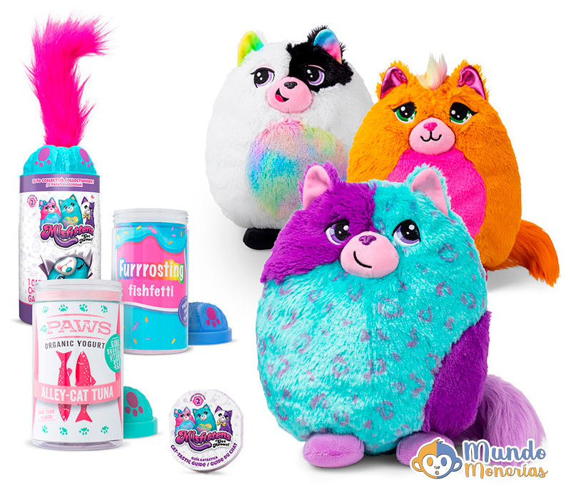 PELUCHE MIAUMIAU TIRA Y WOW