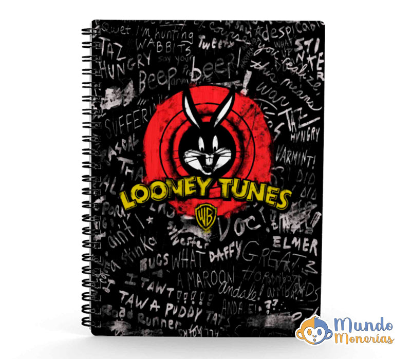 CUADERNO A5 3D BUGS BUNNY LOONEY TUNES