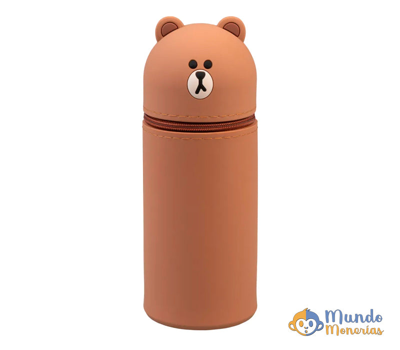 ESTUCHE 3D LINE FRIENDS BROWN