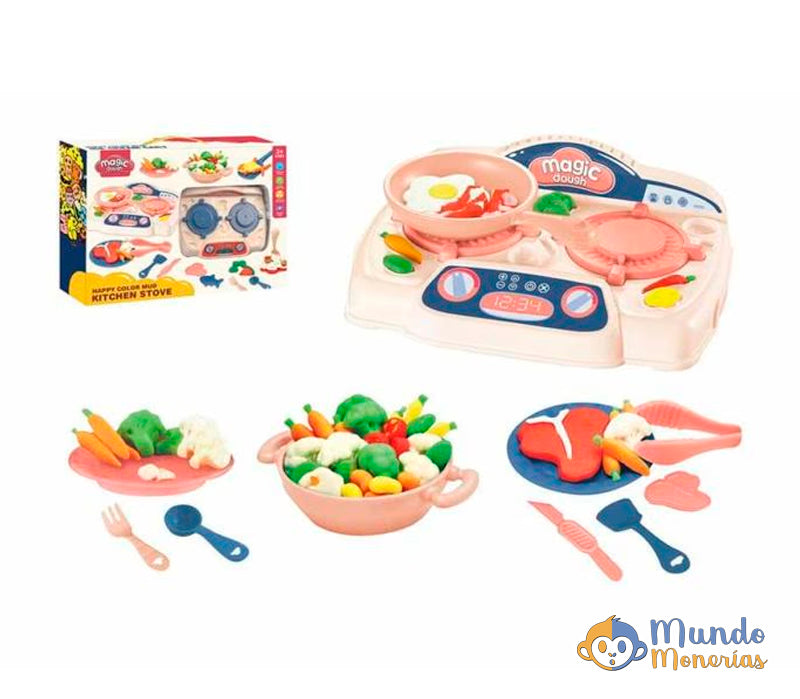 MAGIC DOUGH COCINA CON HORNILLO Y ACCESORIOS