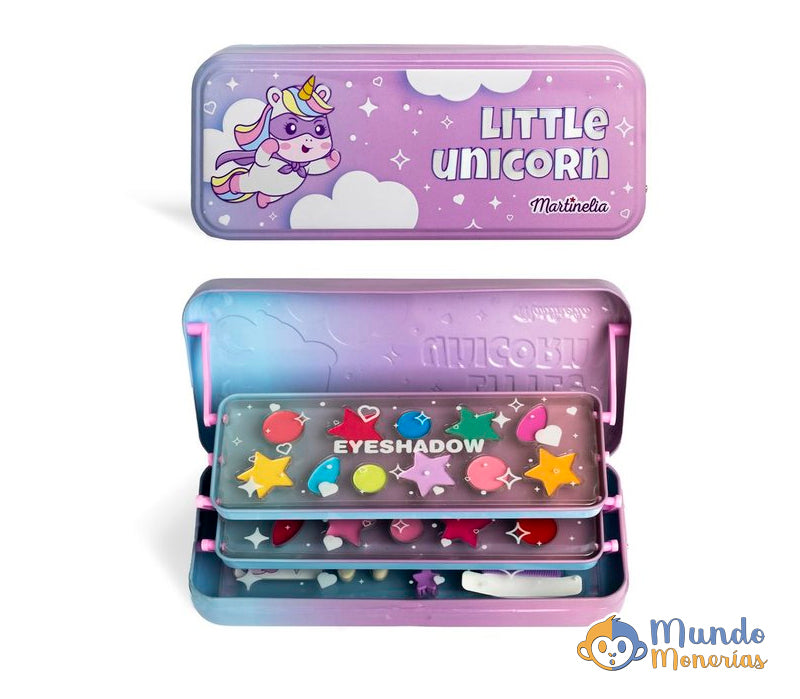 ESTUCHE METÁLICO BELLEZA LITTLE UNICORN