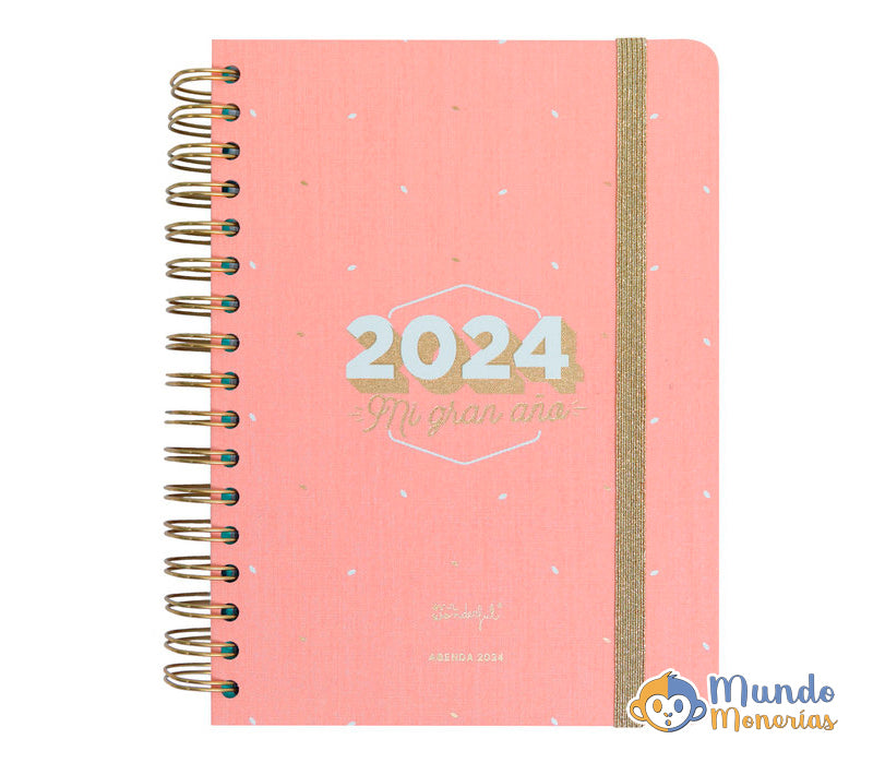 AGENDA OFFICE 2024 DIARIA - MI GRAN AÑO