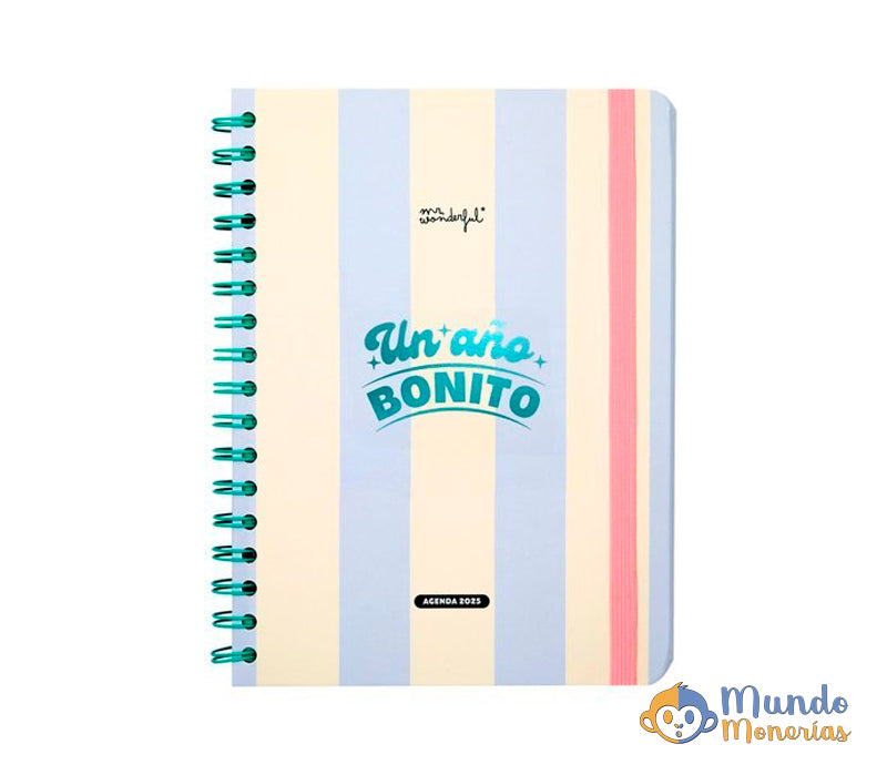 AGENDA ANUAL WONDER 2025 SEMANAL UN AÑO BONITO