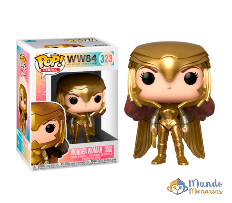 FUNKO POP WONDER WOMAN ARMADURA DORADA