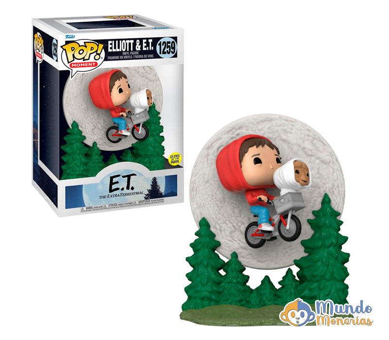 FUNKO POP E.T EL EXTRATERRESTRE Y ELLIOT VOLANDO