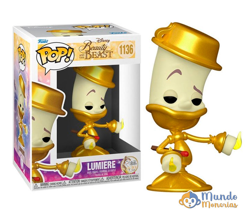 FUNKO POP DISNEY LA BELLA Y LA BESTIA LUMIERE
