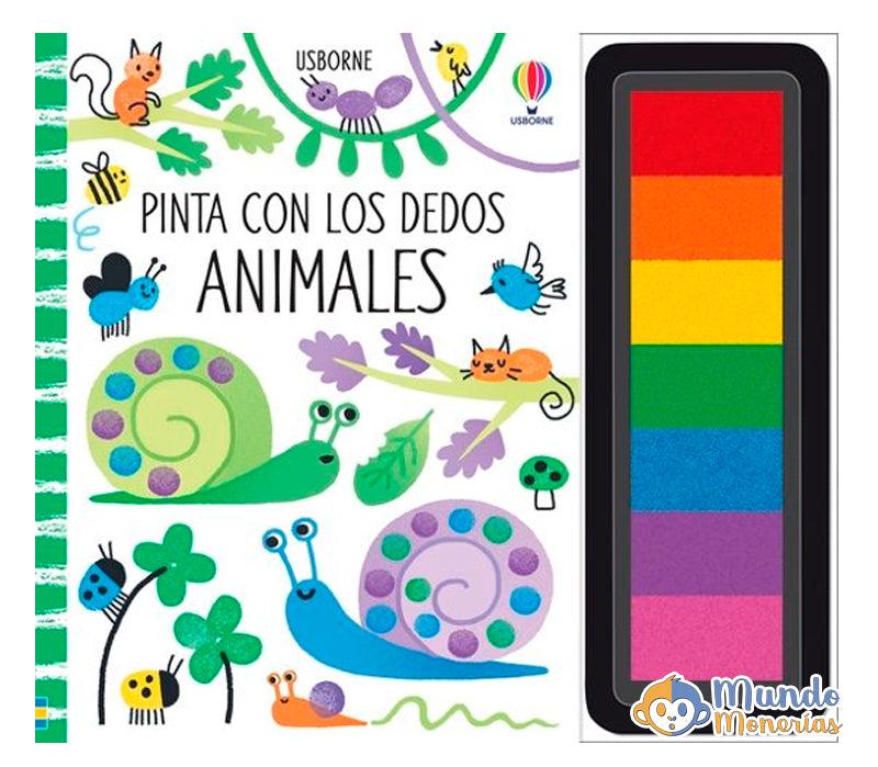 ANIMALES: ANIMALES PINTA CON LOS DEDOS