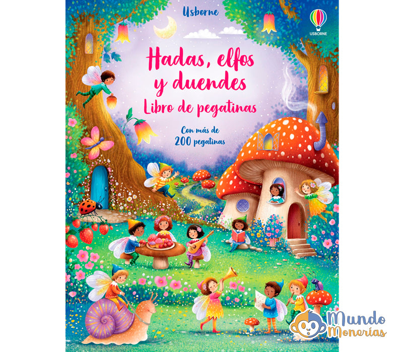 HADAS, ELFOS Y DUENDES. LIBRO DE PEGATINAS