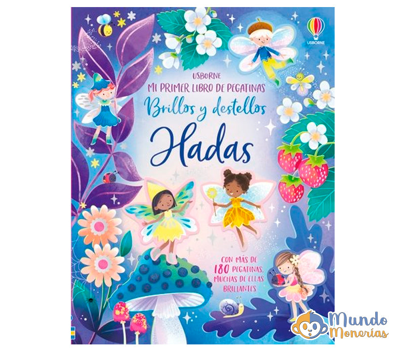 LIBRO PEGATINAS - BRILLOS Y DESTELLOS HADAS
