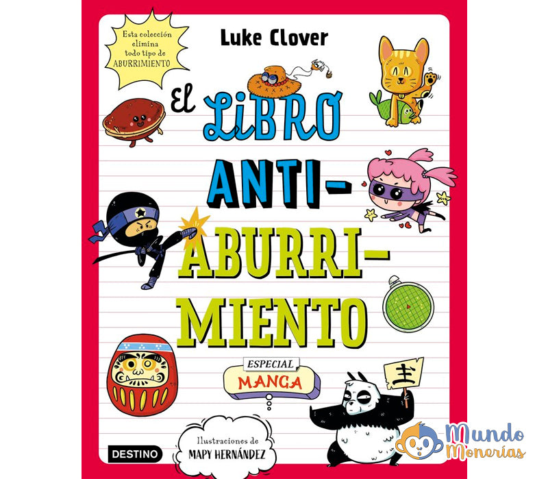 EL LIBRO ANTIABURRIMIENTO ESPECIAL MANGA