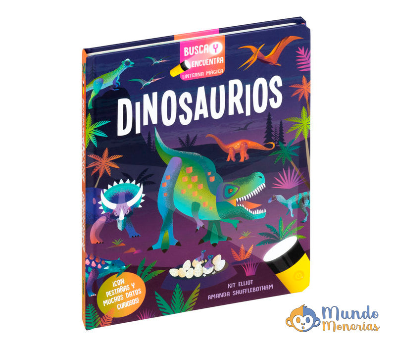 BUSCA Y ENCUENTRA LINTERNA MAGICA DINOSAURIOS