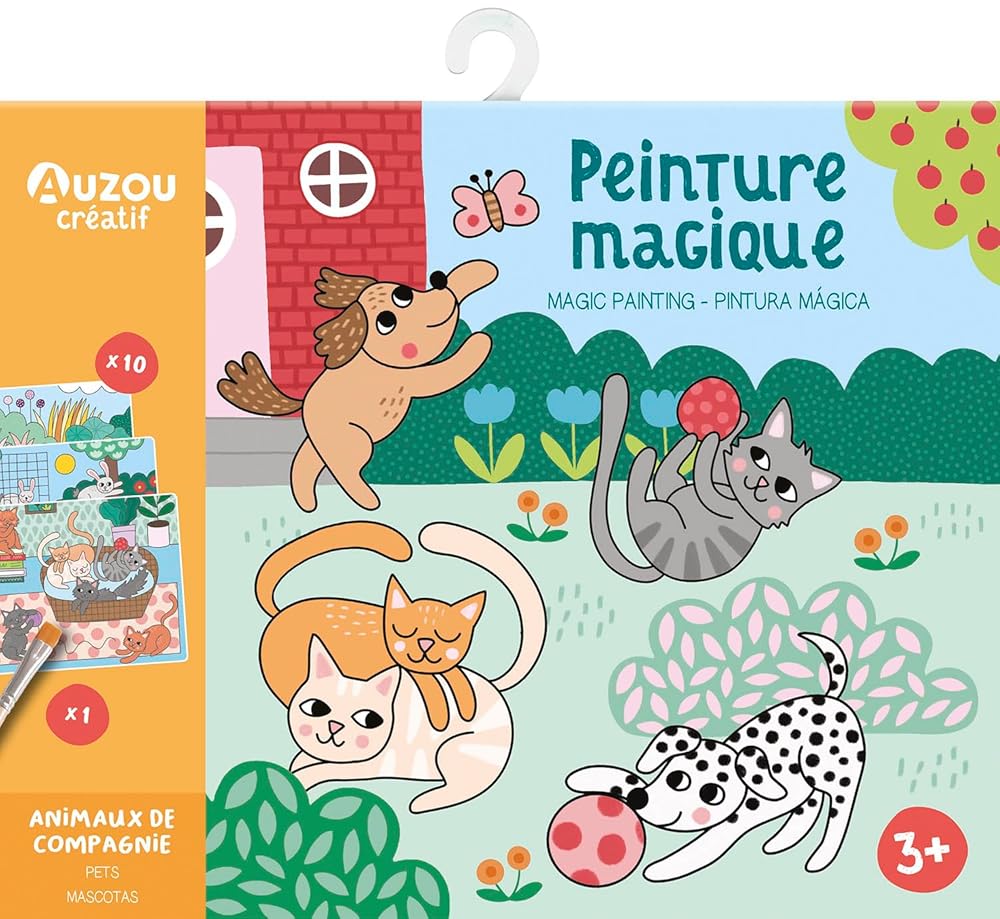 PINTURA MAGICA DE ANIMALES DE COMPAÑIA. ESTUCHE DE ARTISTA cover image