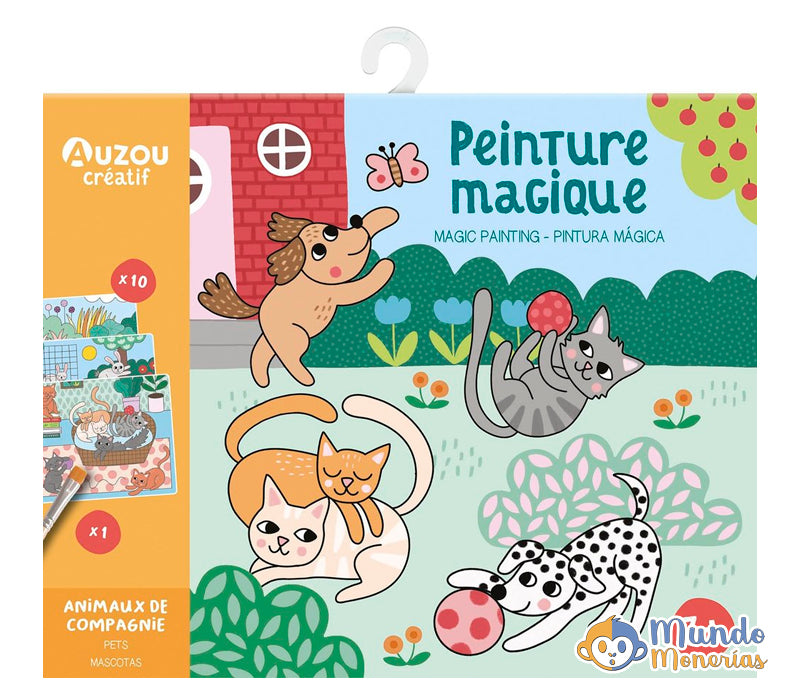 PINTURA MAGICA DE ANIMALES DE COMPAÑIA. ESTUCHE DE ARTISTA