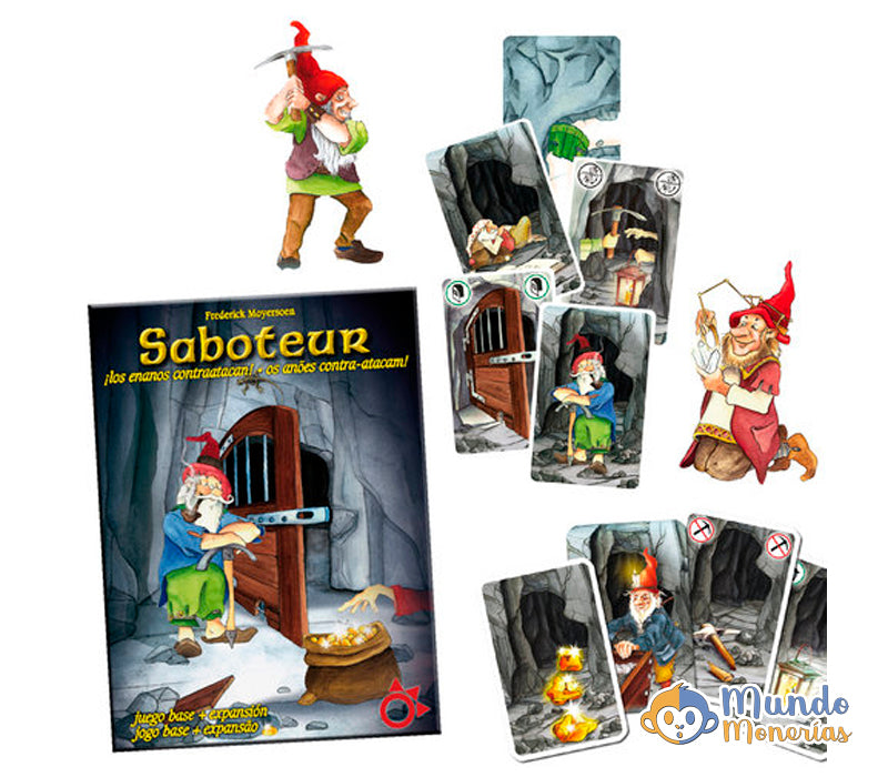 JUEGO DE ESTRATEGIA SABOTEUR 1+2