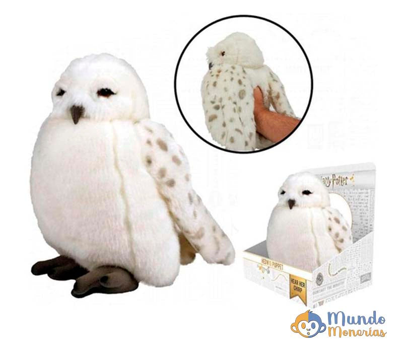PELUCHE HEDWIG CON SONIDO 30 CM HARRY POTTER