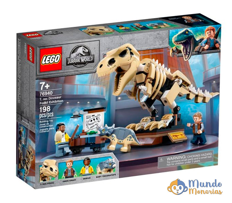 LEGO EXPOSICION DEL DINOSAURIO T. REX FOSILIZADO