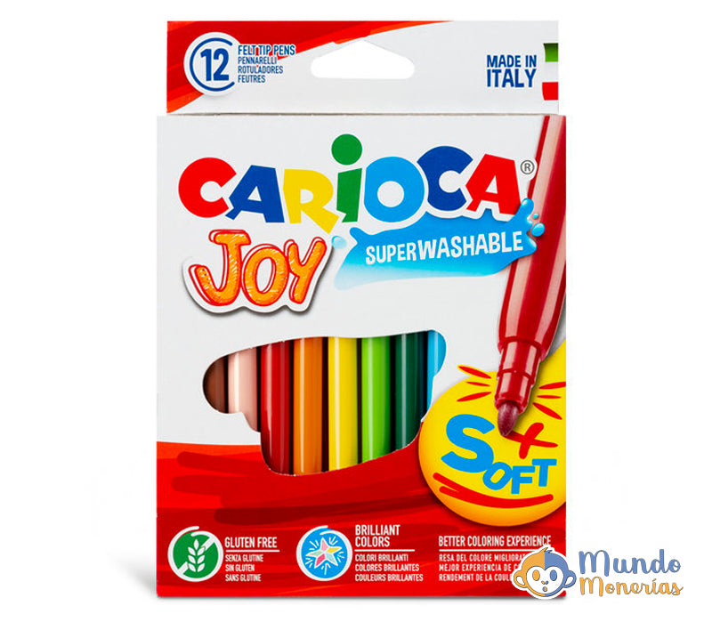 ROTULADOR CARIOCA JOY 12 COLORES