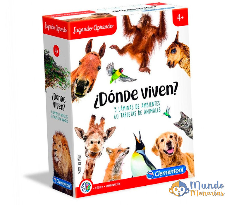 JUGANDO APRENDO - ¿DONDE VIVEN?