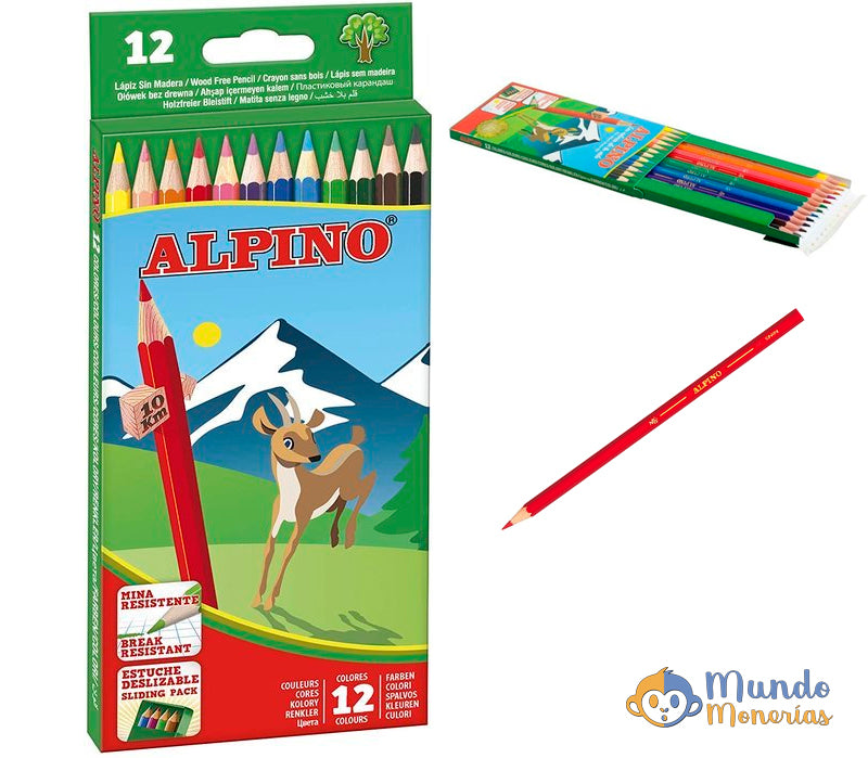 LAPIZ ALPINO 12 COLORES