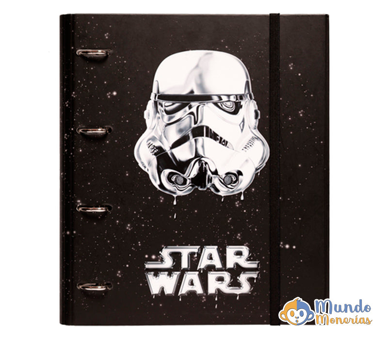 CARPETA 4 ANILLAS PREMIUM STAR WARS CLASSIC TROOPER