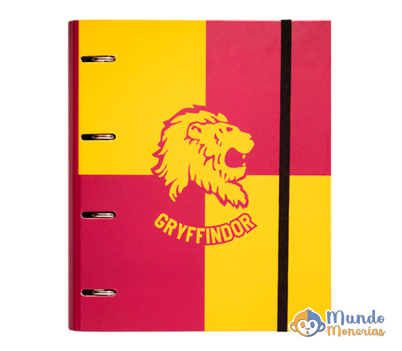 CARPETA 4 ANILLAS HARRY POTTER GRYFFINDOR