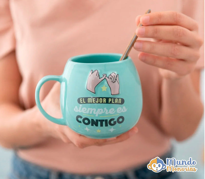 TAZA - EL MEJOR PLAN SIEMPRE ES CONTIGO