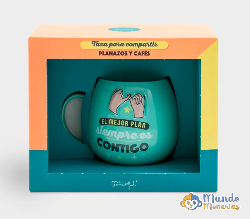 TAZA - EL MEJOR PLAN SIEMPRE ES CONTIGO