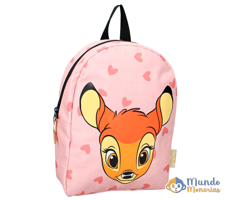 MOCHILA BAMBI CUTE FOREVER ROSA