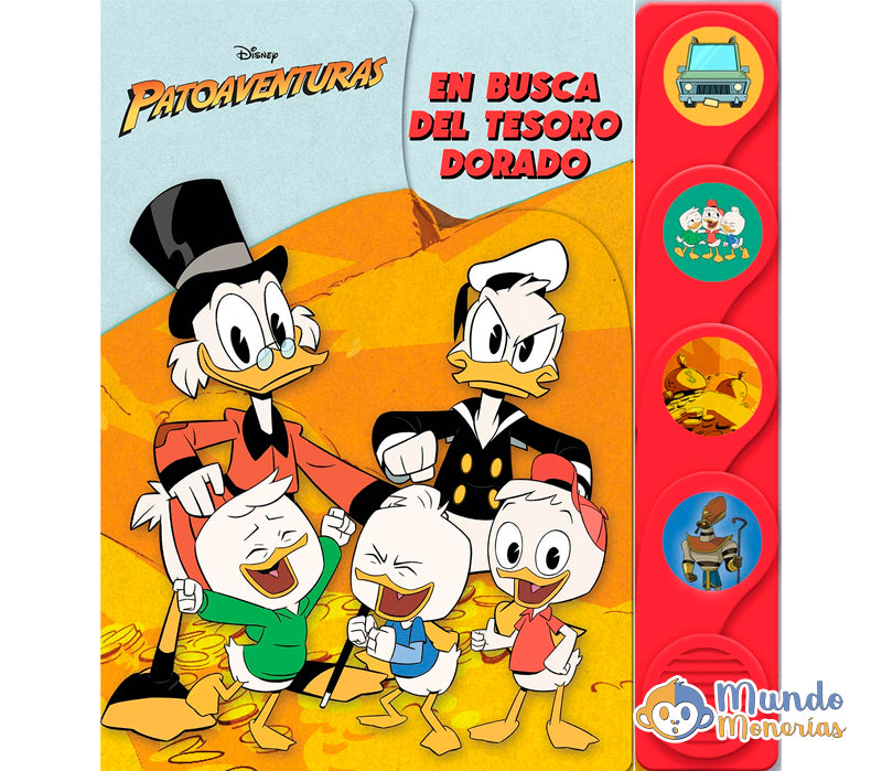 PATOAVENTURAS LIBRO DE FORMAS Y SONIDOS: EN BUSCA DEL TESORO DORADO