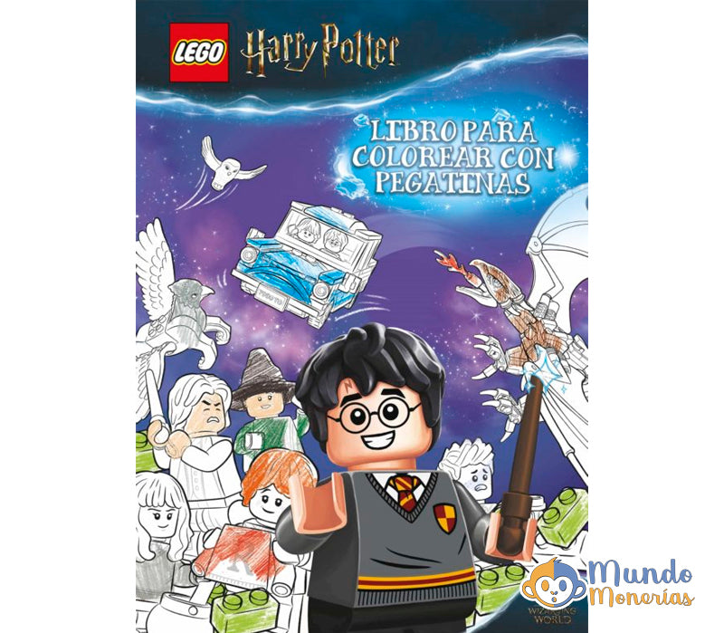 LEGO HARRY POTTER. LIBRO PARA COLOREAR CON PEGATINAS