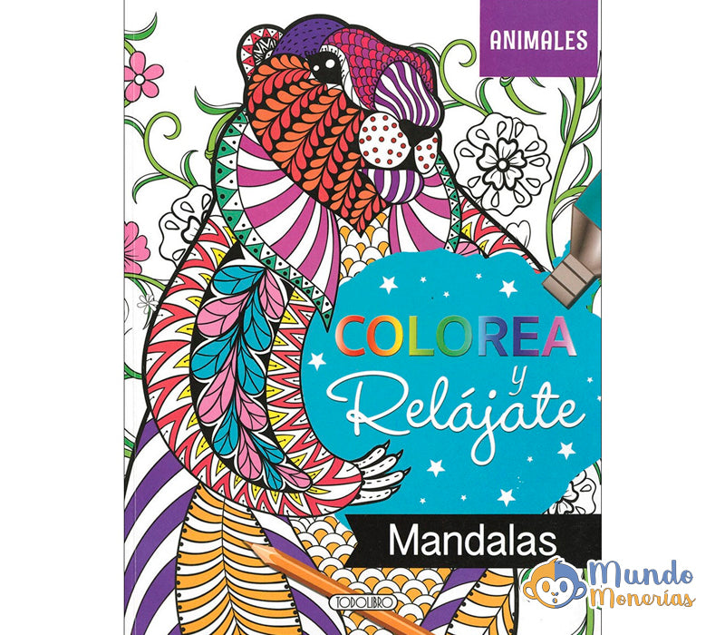COLOREA Y RELAJATE - MANDALAS ANIMALES