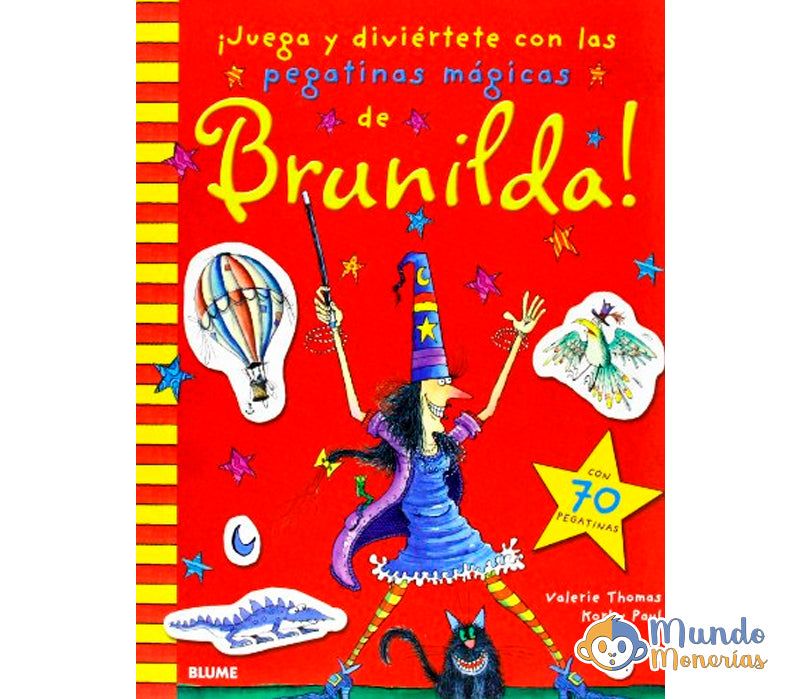 ¡JUEGA Y DIVIERTETE CON LAS PEGATINAS MAGICAS DE BRUNILDA!