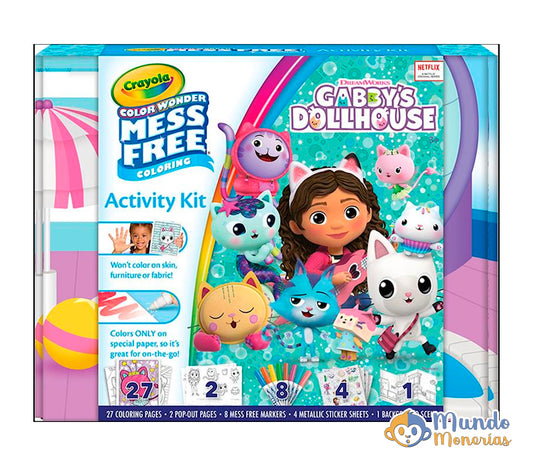 LA CASA DE GABBY SET DE COLOREAR