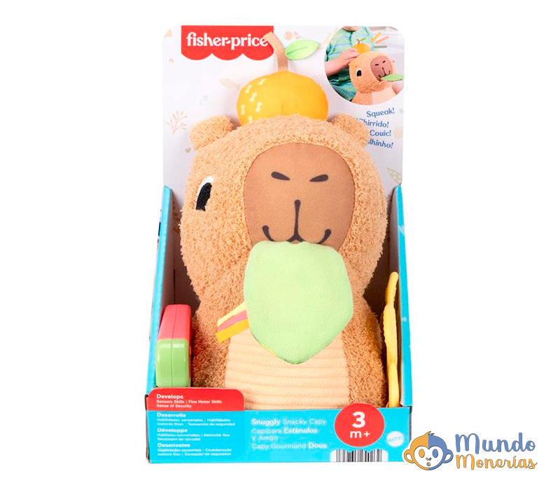 PELUCHE CAPIBARA ESTIMULOS Y JUEGOS