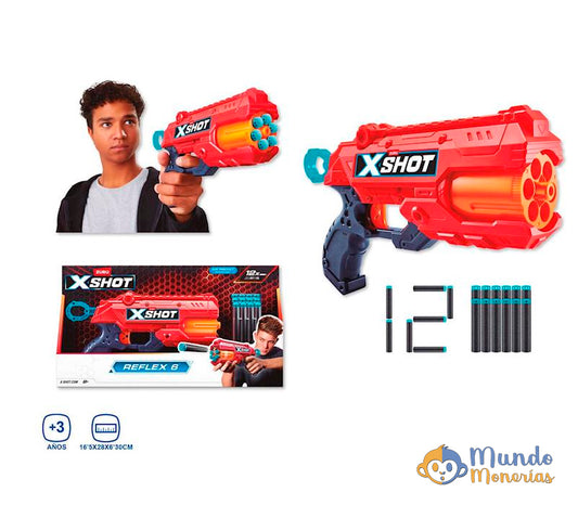PISTOLA X-SHOT REFLEX 6