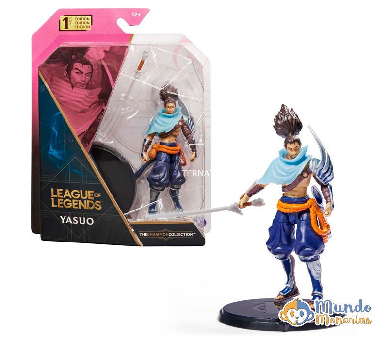 FIGURA LEAGUE OF LEGENDS YASUO 1RA EDICION