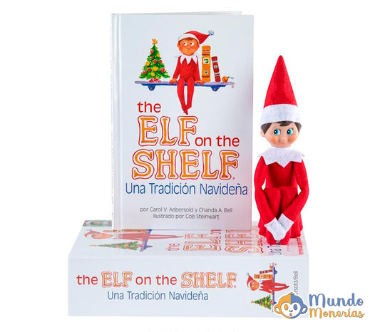 NIÑO ELFO NAVIDEÑO CON CUENTO