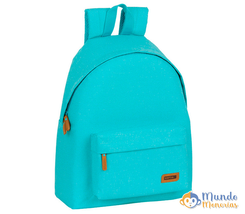 MOCHILA ESCOLAR SAFTA AZUL