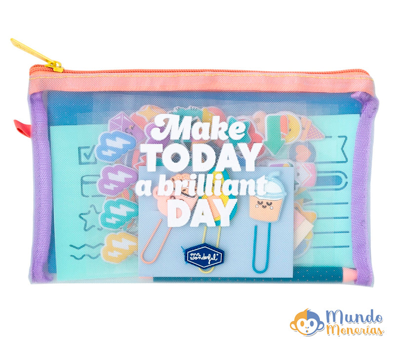 Kit para decorar la agenda: Make today a brilliant day