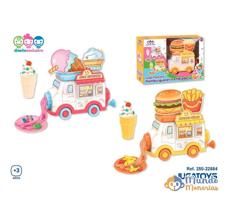 HAMBURGUESERÍA PLASTILINA Y ACCESORIOS