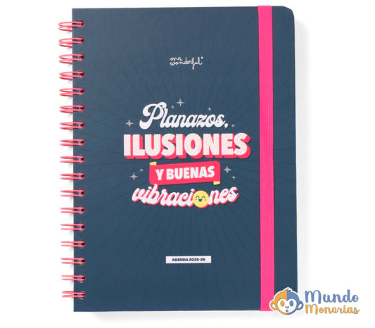 AGENDA ESCOLAR WONDER 25/26 SEMANAL - PLANAZOS, ILUSIONES