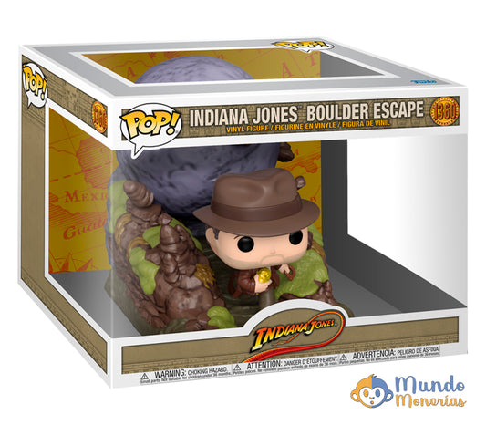 FUNKO POP MOMENT INDIANA JONES - INDIANA JONES BOULDER ESCAPE