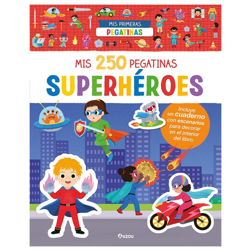 Mis 250 pegatinas de superhéroes cover image