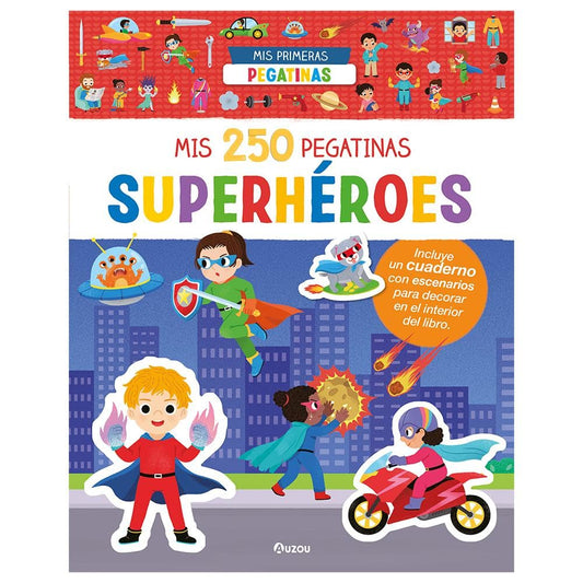 Mis 250 pegatinas de superhéroes cover image