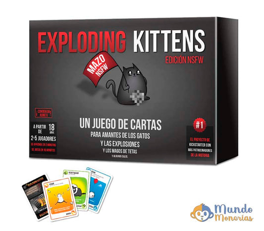 JUEGO EXPLODING KITTENS NSFW (+18)